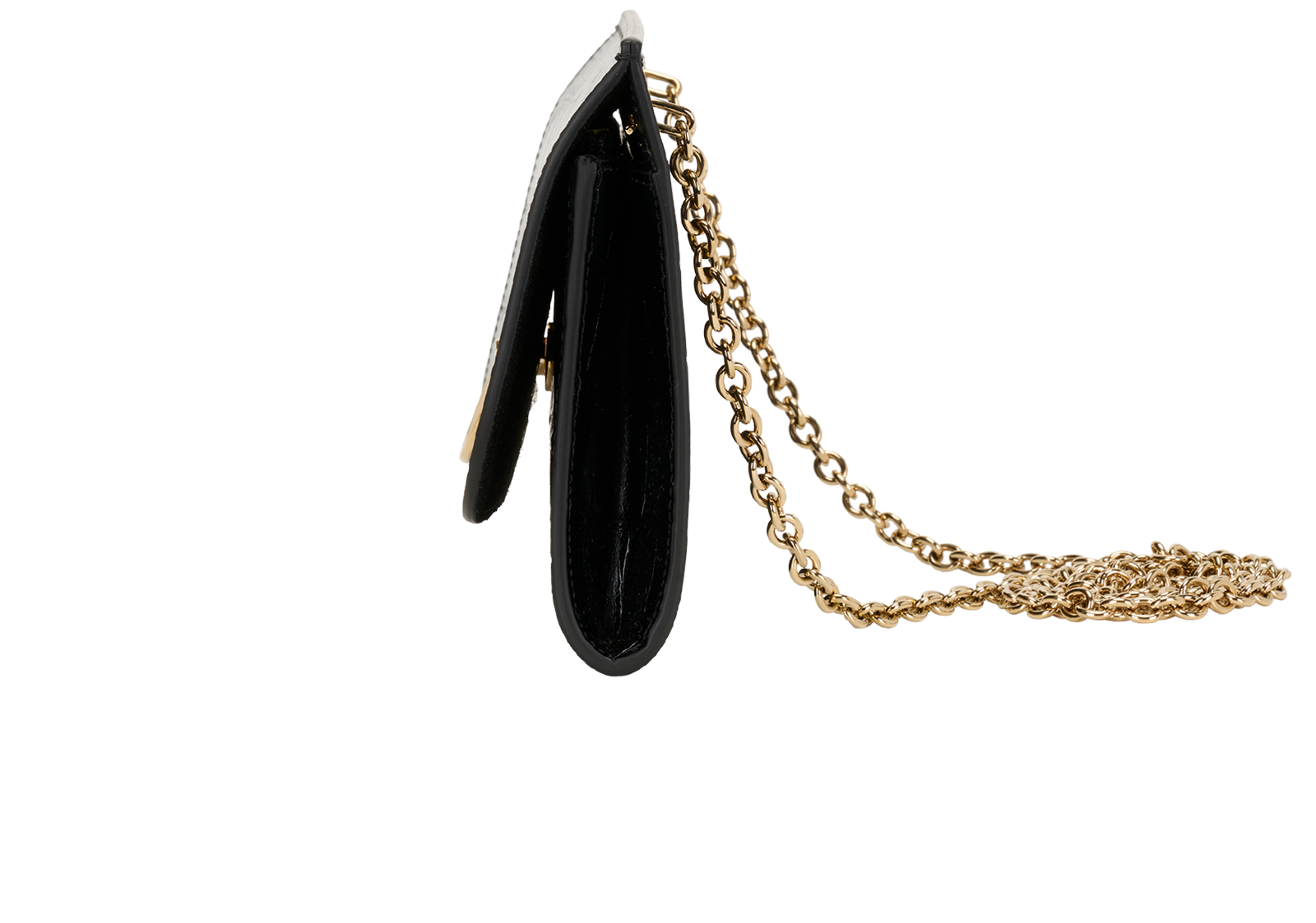 Amberley Clutch, &pound;420, Handbags, Black, Leather, Bottom view